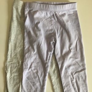 Old Navy Bundle of 2 toddler girl leggings size 4T